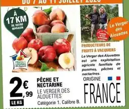 E.Leclerc Pêche et nectarine offre