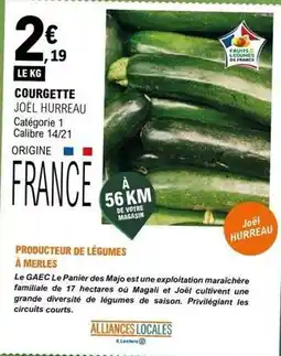 E.Leclerc E.leclerc - courgette offre