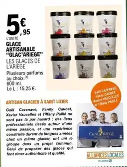E.Leclerc Tiffany - glacé artisanale glac offre