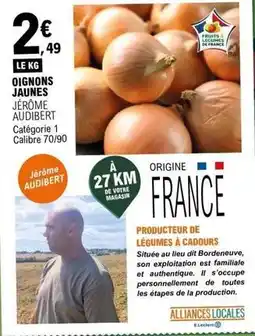 E.Leclerc E.leclerc - oignons jaunes offre
