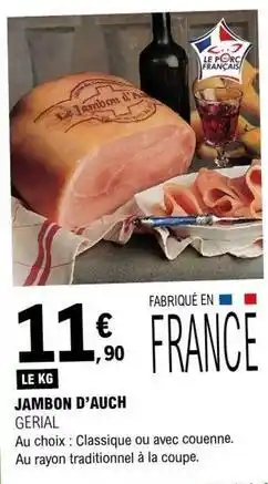 E.Leclerc Jambon d'auch offre