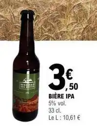 E.Leclerc Bière ipa offre