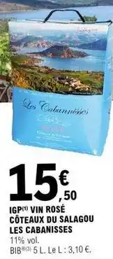 E.Leclerc Igp vin rose offre