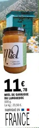 E.Leclerc Miel de garrigue du languedoc offre