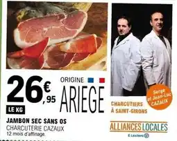 E.Leclerc E.leclerc - jambon sec sans os offre