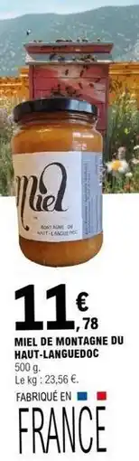 E.Leclerc Miel de montagne du haut-languedoc offre