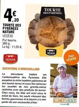 E.Leclerc Gers - tourte des pyrenees nature offre