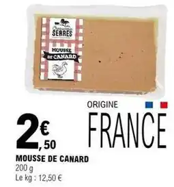E.Leclerc Canard - mousse de offre