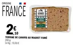 E.Leclerc Canard - terrine de au magret fumé offre