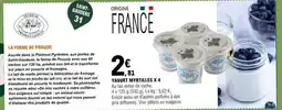 E.Leclerc Yaourt myrtilles x 4 offre