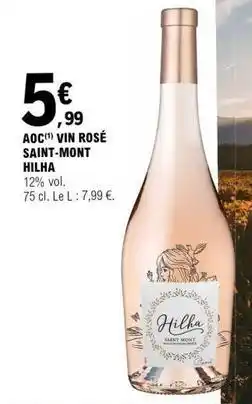 E.Leclerc Aoc vin rose offre