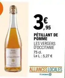 E.Leclerc E.leclerc - pétillant de pomme offre