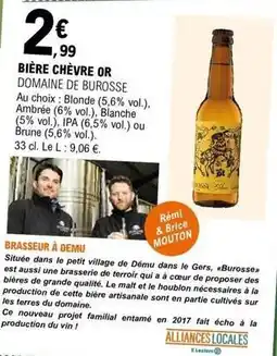 E.Leclerc Gers - bière chèvre or offre