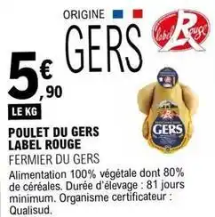 E.Leclerc Gers - poulet du label rouge offre