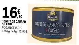 E.Leclerc Canard - confit de du gers offre
