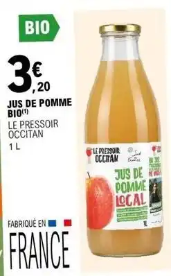 E.Leclerc Jus de pomme bio offre