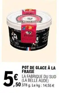 E.Leclerc Bell - pot de glace à la fraise offre