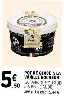 E.Leclerc Pot de glace à la vanille bourbon offre