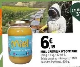 E.Leclerc Miel cremeux d'occitan offre