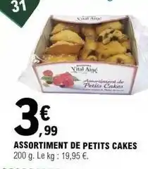 E.Leclerc Assortiment de petits cakes offre