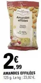 E.Leclerc Amandes effilées offre