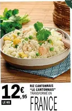 E.Leclerc Le cantonnais - riz cantonnais offre