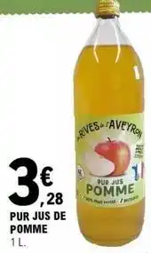 E.Leclerc Pur jus de pomme offre