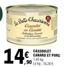 E.Leclerc Canard - cassoulet et porc offre