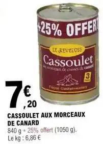 E.Leclerc Canard - cassoulet aux morceaux de offre