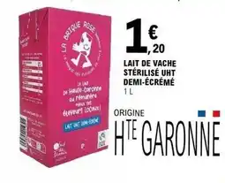 E.Leclerc Lait de vache stérilisé uht demi-écrémé offre