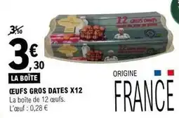 E.Leclerc Oeufs gros offre