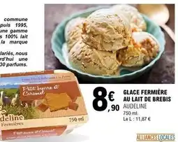 E.Leclerc Glace fermière au lait de brebis offre