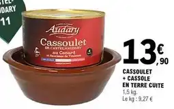 E.Leclerc Canard - cassoulet + cassole en terre cuite offre