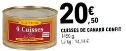 E.Leclerc Canard - cuisses de confit offre