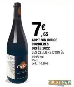 E.Leclerc E.leclerc - aop vin rouge offre
