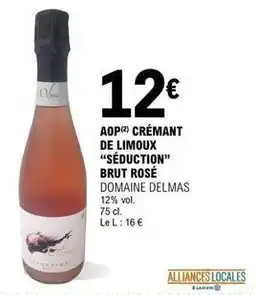E.Leclerc Brut - aop crémant de limoux séduction rosé offre