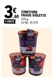 E.Leclerc Confiture fraise violette offre