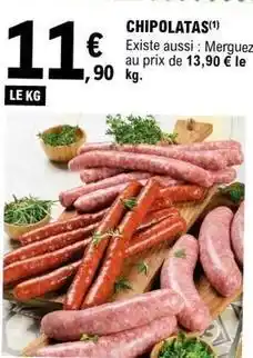 E.Leclerc Chipolatas offre