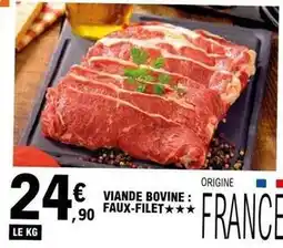 E.Leclerc Viande bovine: faux-filet offre
