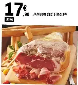E.Leclerc Jambon sec 9 mois offre