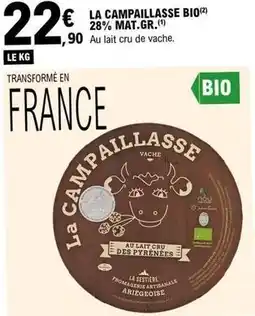 E.Leclerc La campaillasse bio 28% mat.gr offre