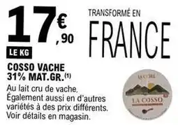 E.Leclerc Cosso vache 31% mat.gr offre