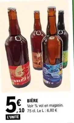 E.Leclerc Cap - bière offre