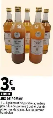 E.Leclerc Trouble - jus de pomme offre