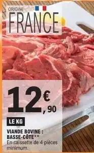 E.Leclerc Viande bovine: basse-côte offre