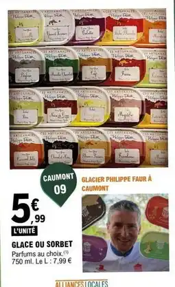 E.Leclerc Fa - glace ou sorbet offre