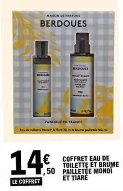 E.Leclerc Coffret eau de toilette et brume pailletée offre