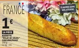 E.Leclerc Baguette eclat de soleil curcuma/pavot offre