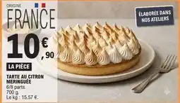 E.Leclerc Tarte au citron meringuee offre