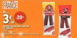 E.Leclerc Chorizo collier doux a griller offre